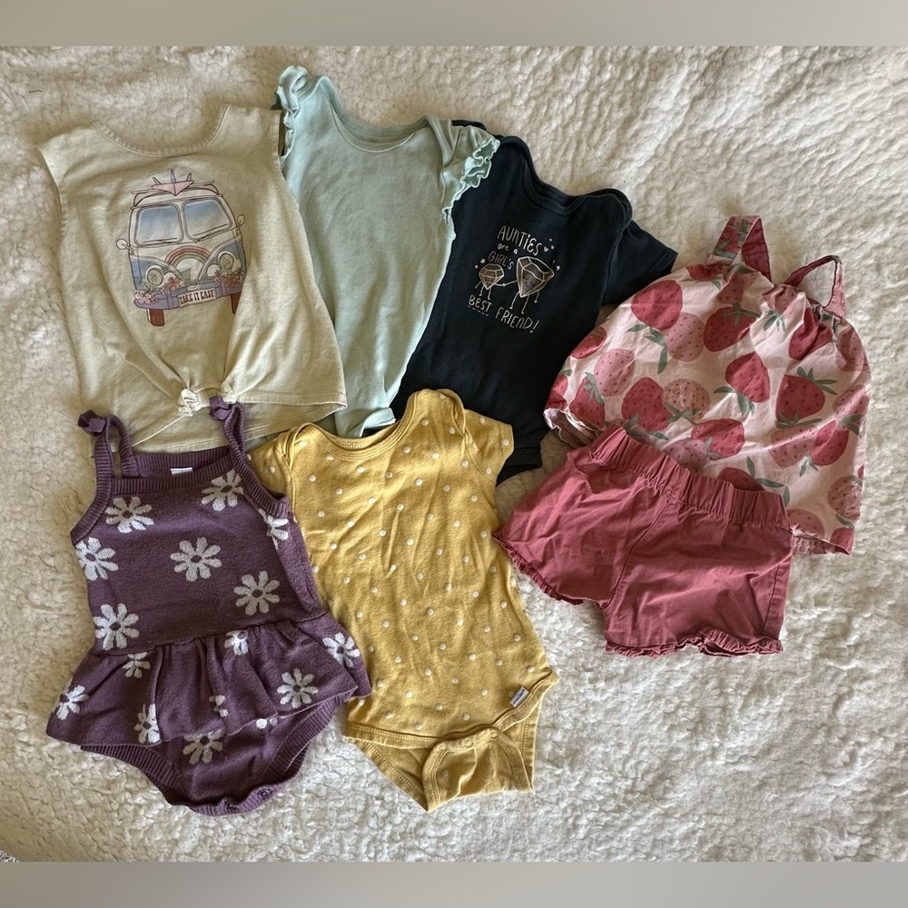 12 months baby girl lot